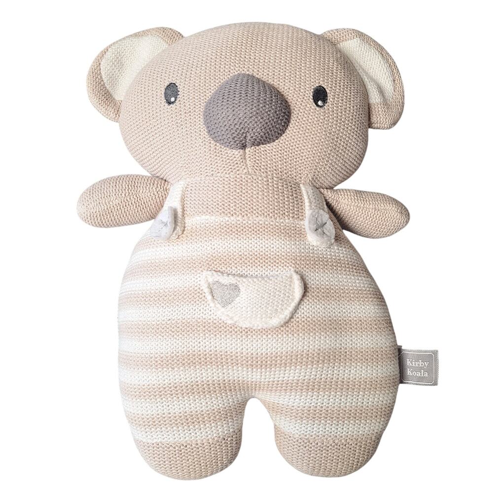 2022 Kirby Koala Pillow Plush 14" STUFFED ANIMAL Living Textiles Soft Toy Rattle